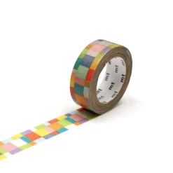 Mosaic Bright Washi Tape Single Roll