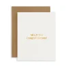 Mrs and Mrs Congratulations Greeting Card
