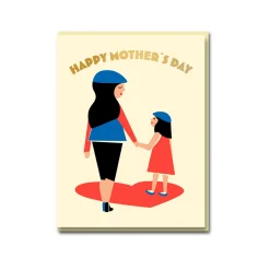Mum and Daughter Greeting Card