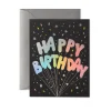 Mylar Birthday Balloons Greeting Card