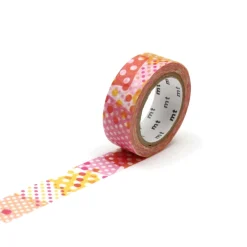 Negapoji Dot Pink Washi Tape Single Roll