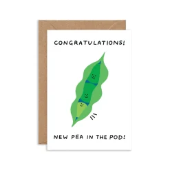New Pea In The Pod Greeting Card