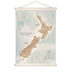 New Zealand / Aotearoa Canvas Map