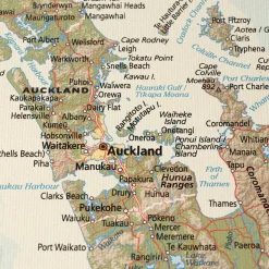 New Zealand / Aotearoa Canvas Map