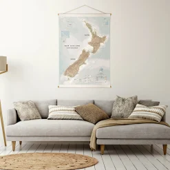 New Zealand / Aotearoa Canvas Map