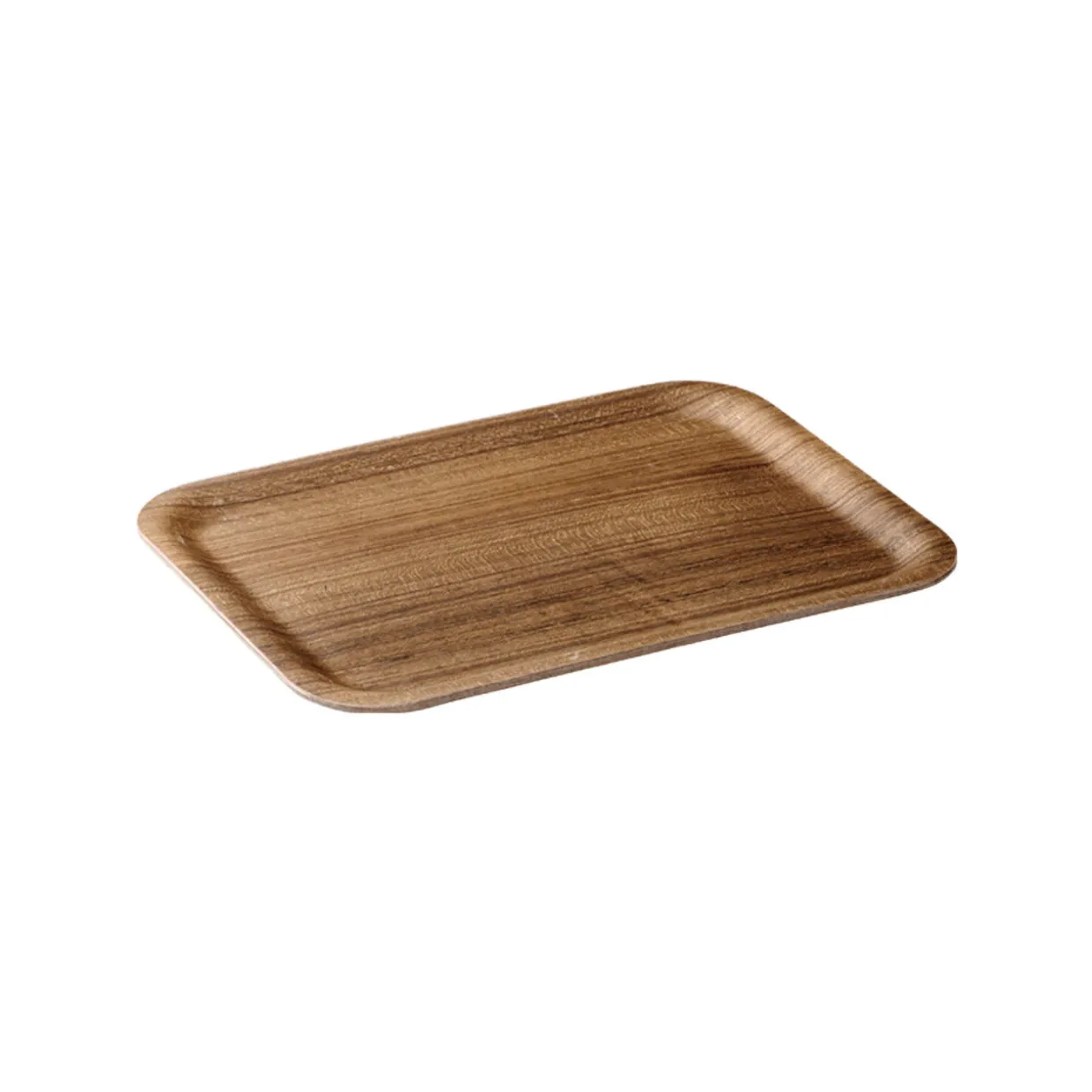 Nonslip Rectangular Tray 270mm Teak