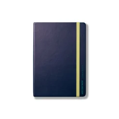 Notebook, Pen and Pouch Gift Set Navy & Lime