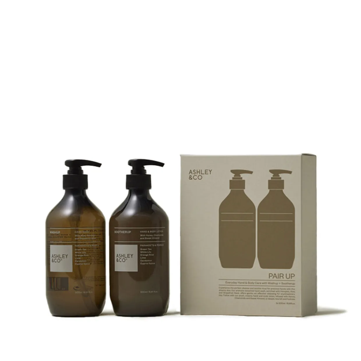 Pair Up Hand and Body Care Gift Set Parakeets and Pearls