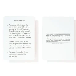 Parents & Teenagers Prompt Cards