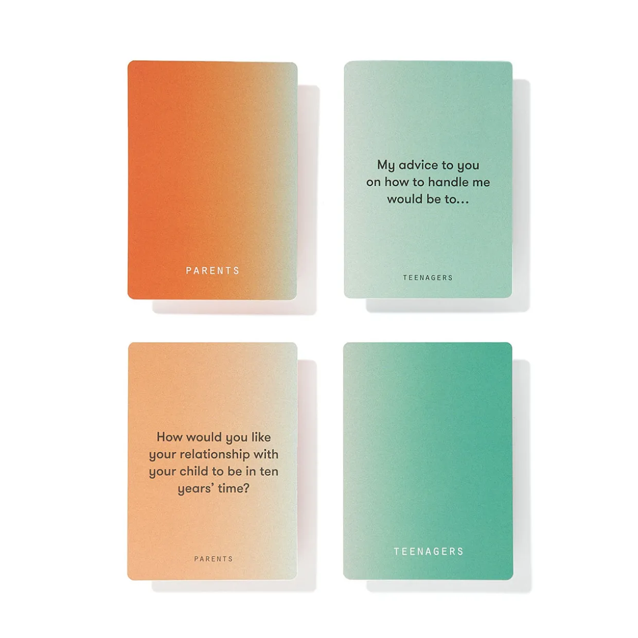 Parents & Teenagers Prompt Cards