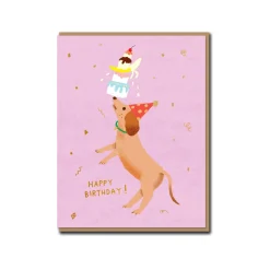 Party Dogs Greeting Card
