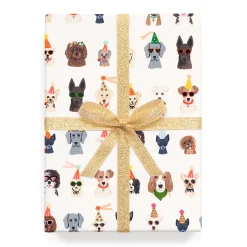 Party Dogs Wrapping Sheet