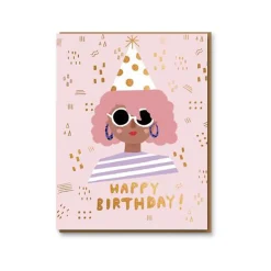 Party Girl Greeting Card