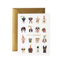 Party Pups Birthday Greeting Card