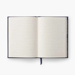 Peacock Embroidered Fabric Journal