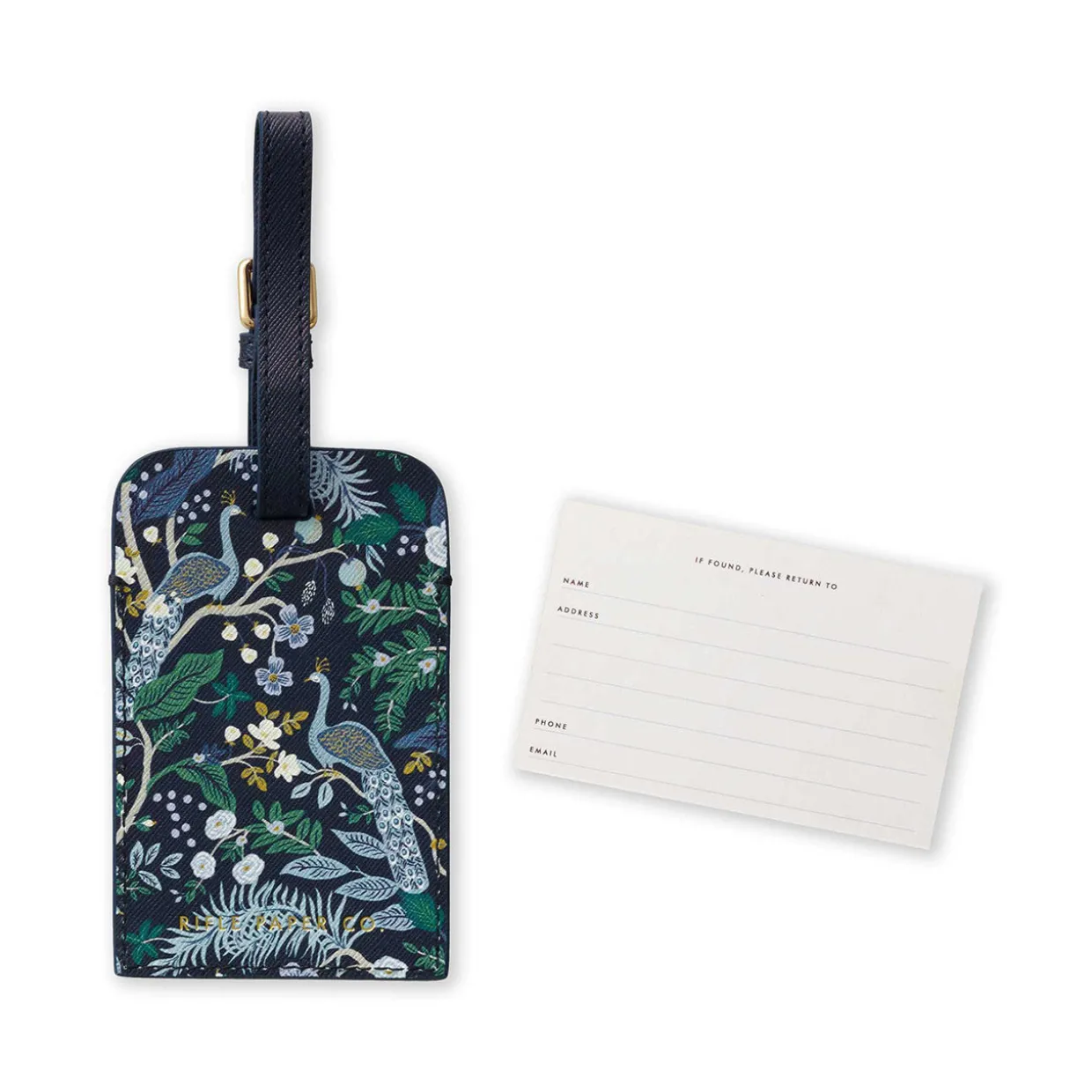 Peacocks Luggage Tag