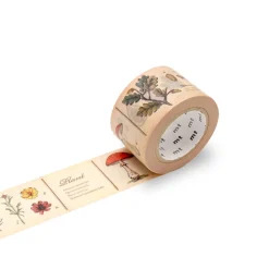 Plant Encyclopedia Washi Tape Single Roll