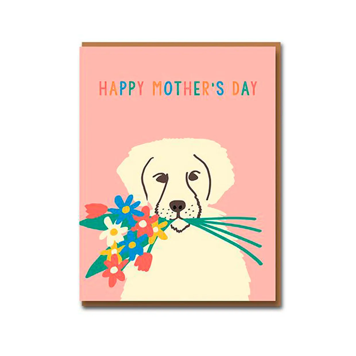 Puppy Mum Love Greeting Card