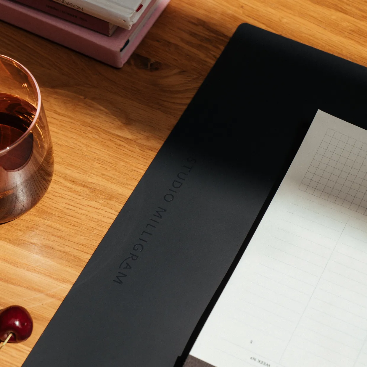 Recycled Leather Desk Mat Large