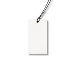 Recycled Leather Luggage Tag