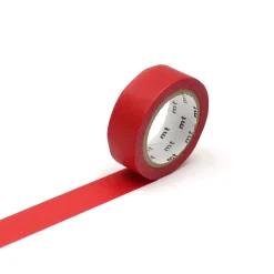 Red Washi Tape Single Roll