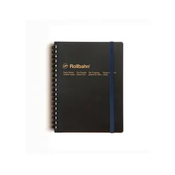 Rollbahn Large Spiral Notebook Black