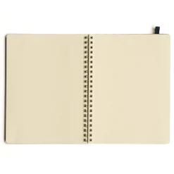 Rollbahn Large Spiral Notebook Black