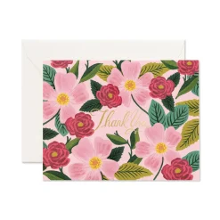 Rose Garden Thank You Greeting Card