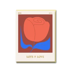 Rose Lots of Love Greeting Card