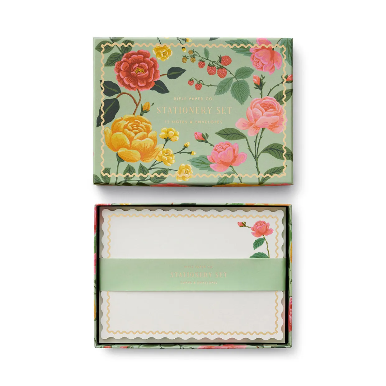 Roses Social Stationery Set