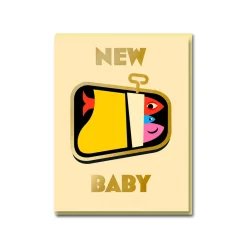 Sardines New Baby Greeting Card