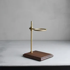 SCS Brass Pourover Coffee Stand Set