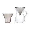 SCS Pourover Coffee Carafe and Filter Set