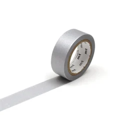 Silver Washi Tape Single Roll