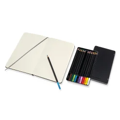 Sketchbook & Watercolour Pencils Set