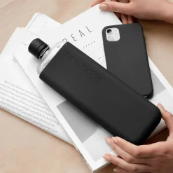 Slim Drink Bottle with Black Sleeve Bundle