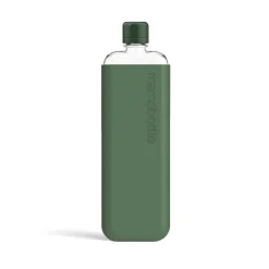 Slim Drink Bottle with Moss Green Sleeve Bundle