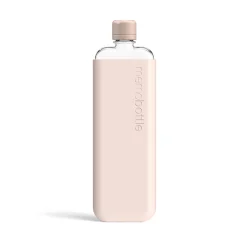 Slim Drink Bottle with Pale Coral Sleeve Bundle