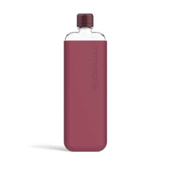 Slim Drink Bottle with Wild Plum Sleeve Bundle