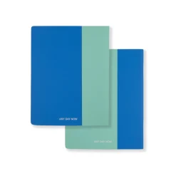 Soft Touch Notebooks Set of 2 Ruled A5 Cropped