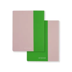 Soft Touch Notebooks Set of 2 Ruled A5 Cropped