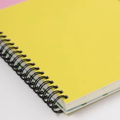 Spiral Bright Notebook B5 Ruled