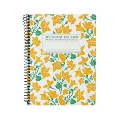 Squash Blossoms Large Spiral Notebook