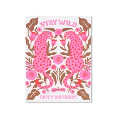 Stay Wild Birthday Greeting Card