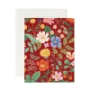 Strawberry Fields Red Greeting Card
