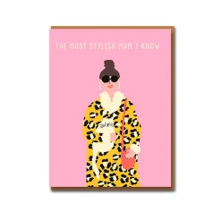 Stylish Mum Greeting Card