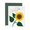 Sunflower Thank You Greeting Card