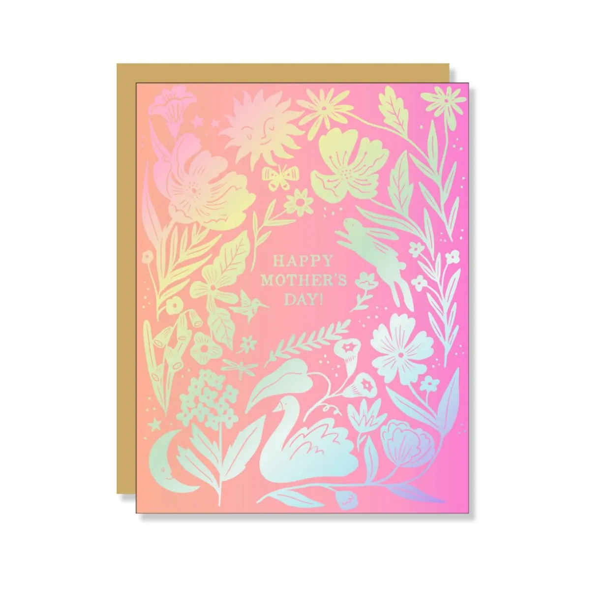 Sunset Garden Mother's Day Greeting Card