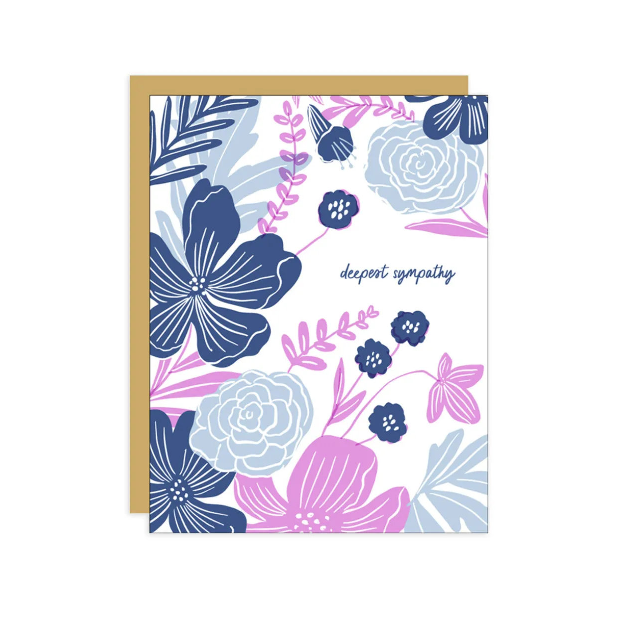 Sympathy Flowers Greeting Card