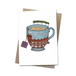 Teacup Adelaide Greeting Card